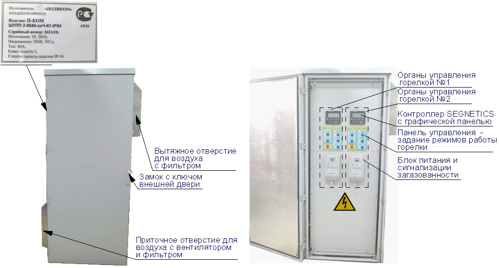 Шкаф управления путевым подогревателем